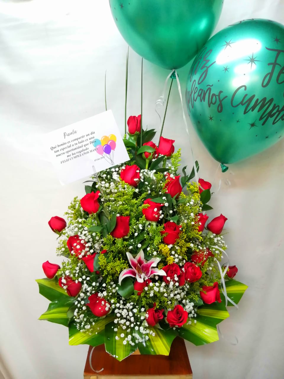 Globos Cumpleaños - Floreria en quillabamba envia flores