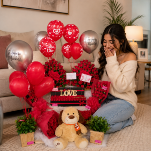 Decoración de amor para declaración de amor o cumpleaños