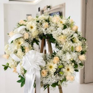 CORONA FUNEBRE VUELA ALTO