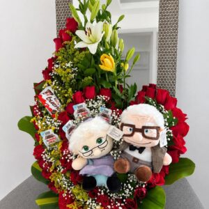 ARREGLO FLORAL JUNTOS POR SIEMPRE